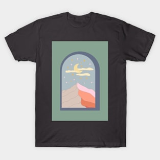 Celestial window night view T-Shirt